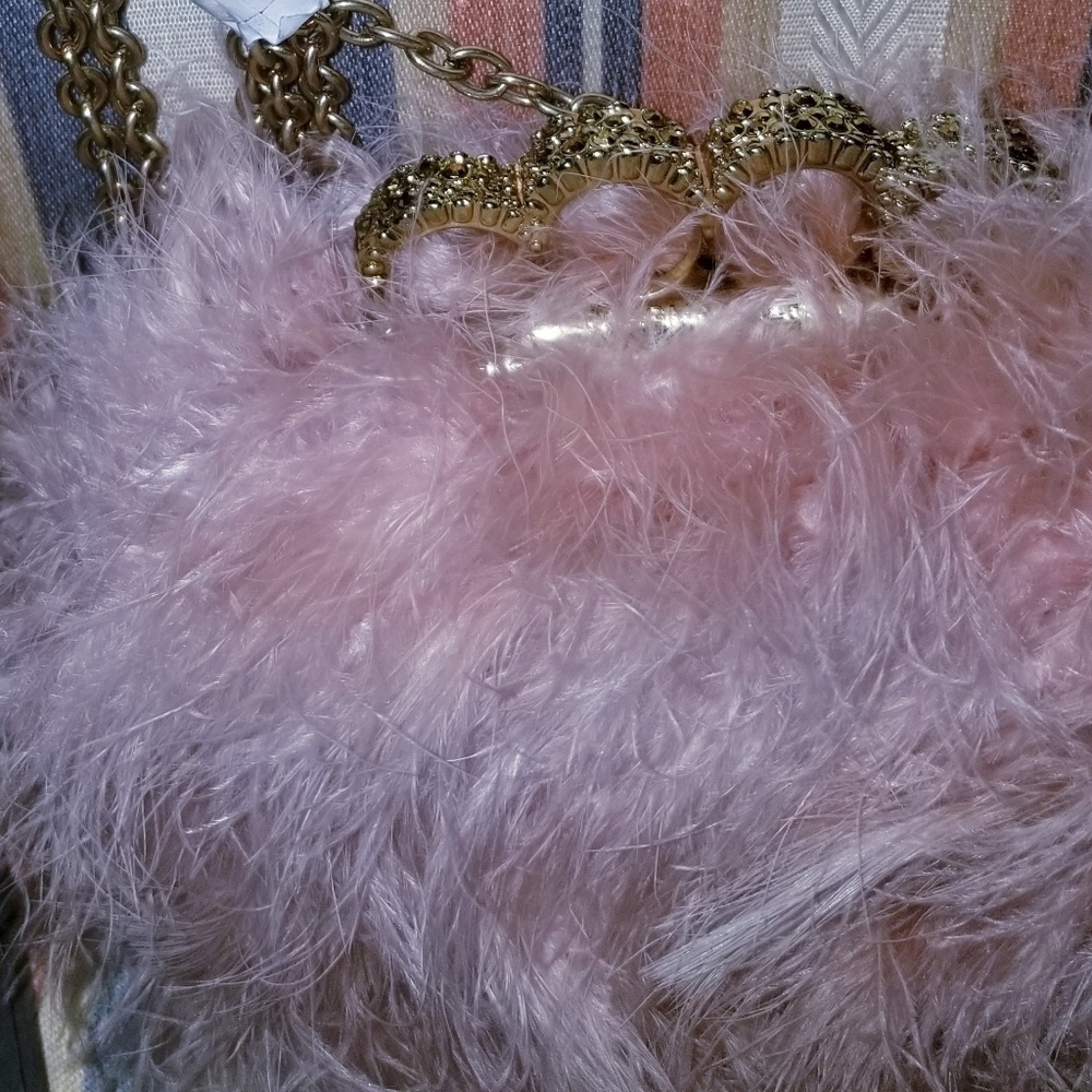 BCBG Maxazria Antique Rose evening bag